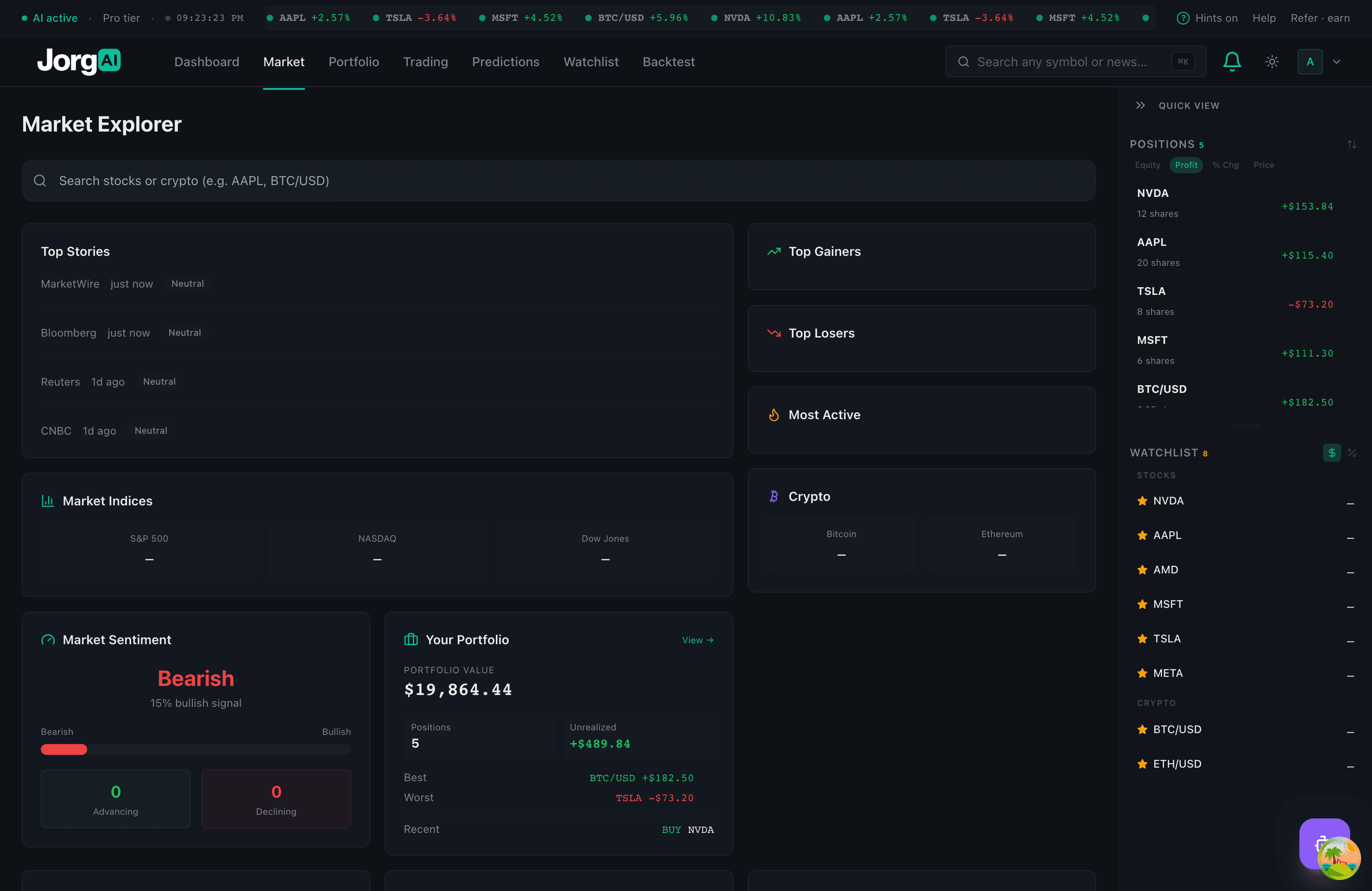 Market Explorer